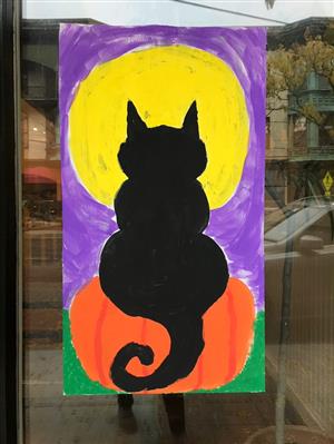 Halloween Window Painting 